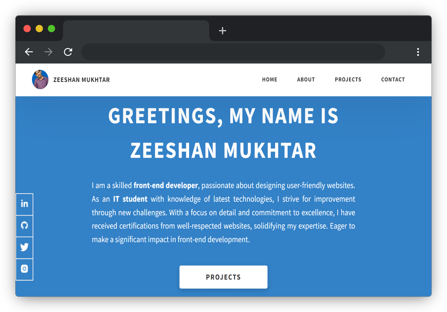 portfolio website